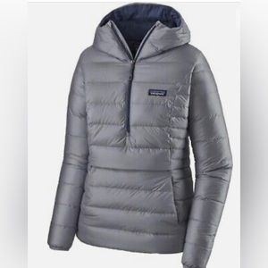 XL Patagonia Women’s Down Sweater pullover hoody-charcoal grey